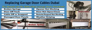 Replacing Garage Door Cables Dubai 